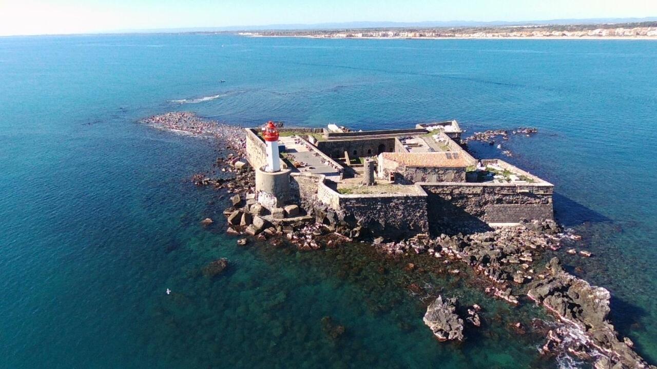Appartement Vue Exceptionnelle Sur La Mer, Piscine, Parking Prive - Sur L'Ile Des Pecheurs 아그 외부 사진
