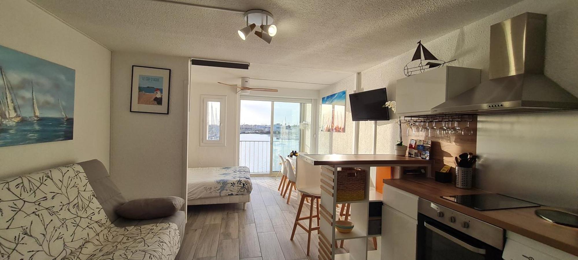 Appartement Vue Exceptionnelle Sur La Mer, Piscine, Parking Prive - Sur L'Ile Des Pecheurs 아그 외부 사진